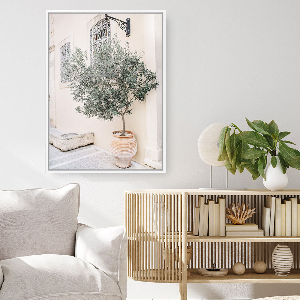 Shop Mediterranean Villa Photo Canvas Print a photography framed stretched canvas print from The Print Emporium wall artwork collection - Buy Australian made prints for the home and your interior decor space, TPE-1311-CA-35X46-NF