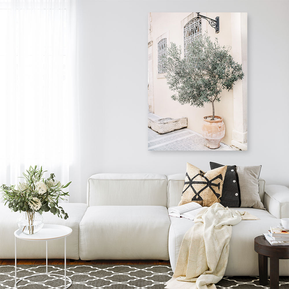 Shop Mediterranean Villa Photo Canvas Print a photography framed stretched canvas print from The Print Emporium wall artwork collection - Buy Australian made prints for the home and your interior decor space, TPE-1311-CA-35X46-NF