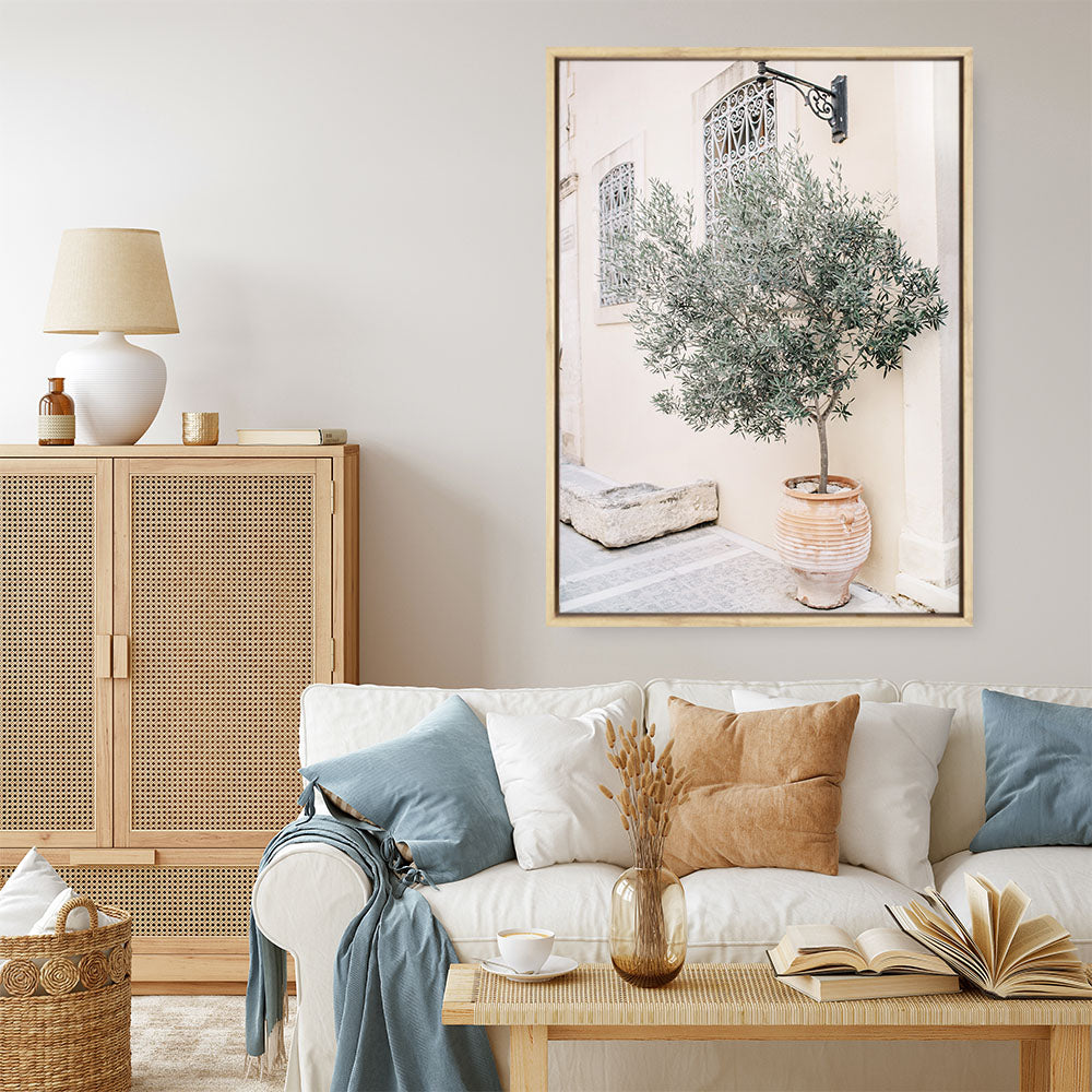 Shop Mediterranean Villa Photo Canvas Print a photography framed stretched canvas print from The Print Emporium wall artwork collection - Buy Australian made prints for the home and your interior decor space, TPE-1311-CA-35X46-NF