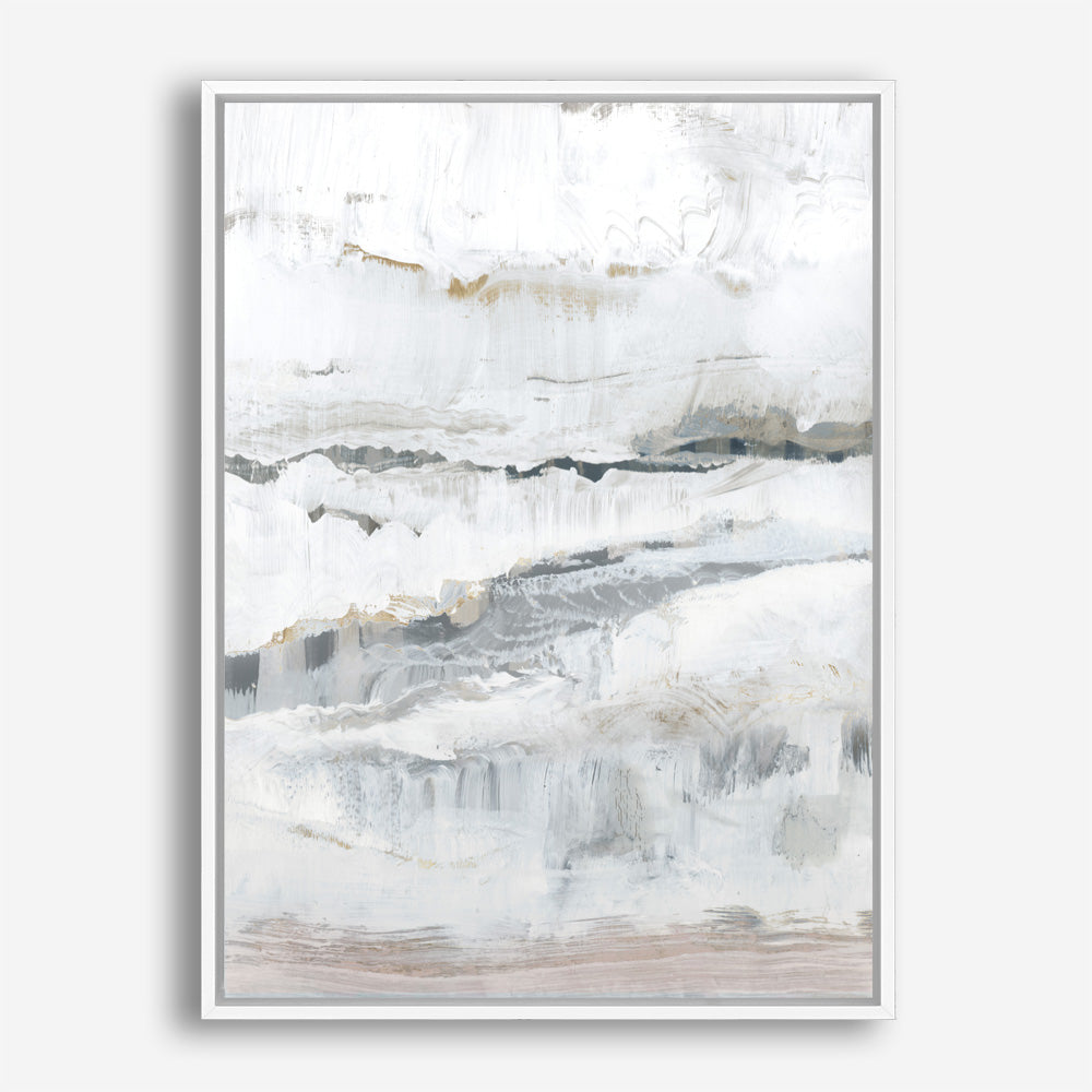 Shop Melting Ice I Canvas Print a painted abstract themed framed canvas wall art print from The Print Emporium artwork collection - Buy Australian made fine art painting style stretched canvas prints for the home and your interior decor space, TPE-PC-WZ029-CA-35X46-NF