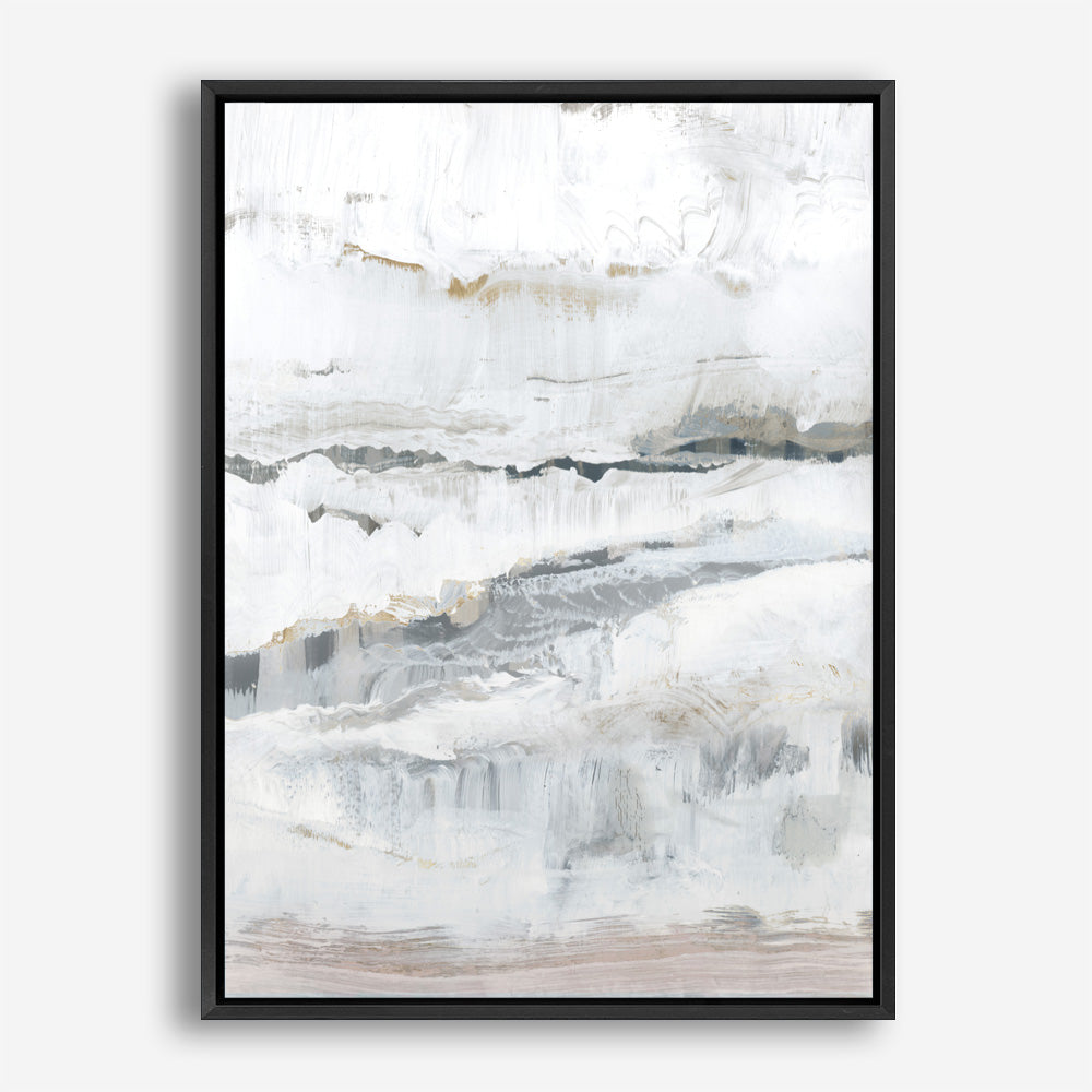 Shop Melting Ice I Canvas Print a painted abstract themed framed canvas wall art print from The Print Emporium artwork collection - Buy Australian made fine art painting style stretched canvas prints for the home and your interior decor space, TPE-PC-WZ029-CA-35X46-NF