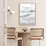 Shop Melting Ice I Canvas Print a painted abstract themed framed canvas wall art print from The Print Emporium artwork collection - Buy Australian made fine art painting style stretched canvas prints for the home and your interior decor space, TPE-PC-WZ029-CA-35X46-NF