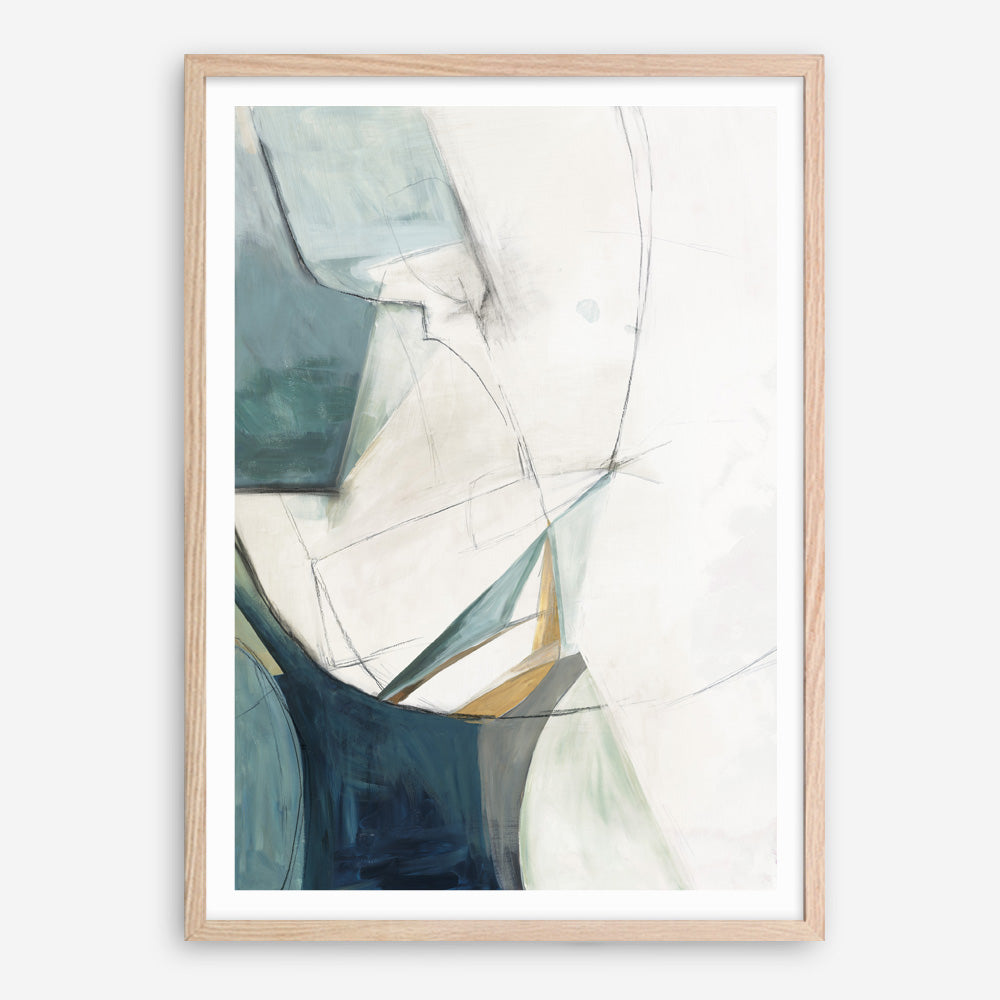 Shop Merging I Art Print a painted abstract themed wall art print from The Print Emporium wall artwork collection - Buy Australian made fine art painting style poster and framed prints for the home and your interior decor room, TPE-PC-PI573-AP