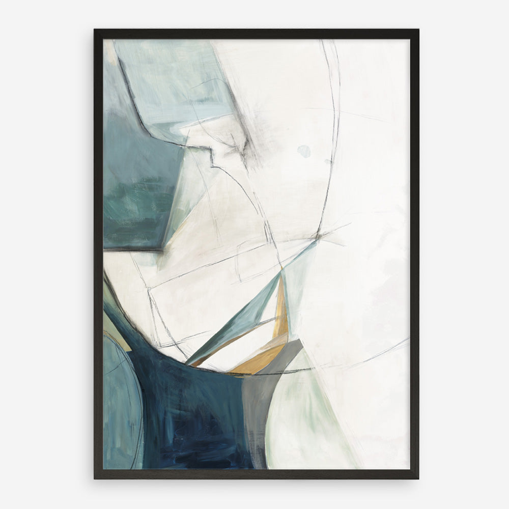 Shop Merging I Art Print a painted abstract themed wall art print from The Print Emporium wall artwork collection - Buy Australian made fine art painting style poster and framed prints for the home and your interior decor room, TPE-PC-PI573-AP