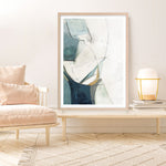 Shop Merging I Art Print a painted abstract themed wall art print from The Print Emporium wall artwork collection - Buy Australian made fine art painting style poster and framed prints for the home and your interior decor room, TPE-PC-PI573-AP