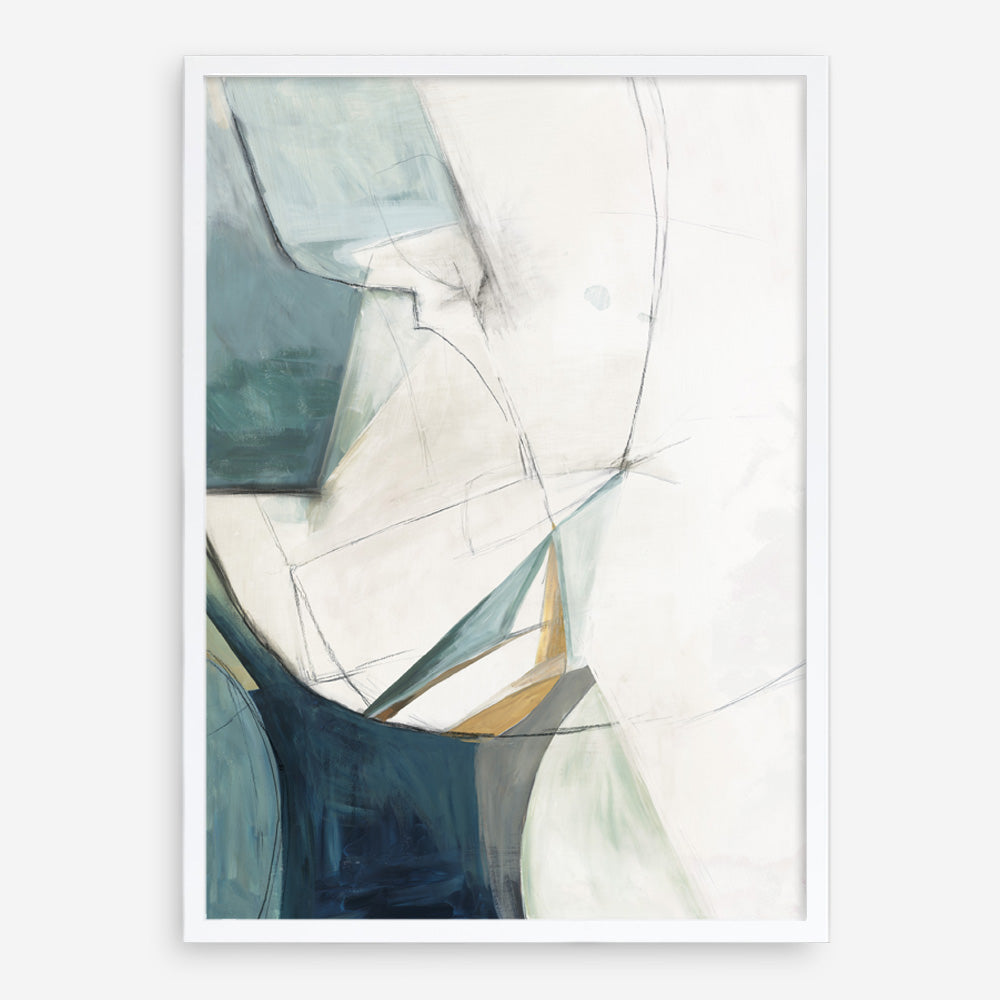 Shop Merging I Art Print a painted abstract themed wall art print from The Print Emporium wall artwork collection - Buy Australian made fine art painting style poster and framed prints for the home and your interior decor room, TPE-PC-PI573-AP