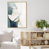 Shop Merging I Canvas Print a painted abstract themed framed canvas wall art print from The Print Emporium artwork collection - Buy Australian made fine art painting style stretched canvas prints for the home and your interior decor space, TPE-PC-PI573-CA-35X46-NF