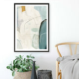 Shop Merging II Art Print a painted abstract themed wall art print from The Print Emporium wall artwork collection - Buy Australian made fine art painting style poster and framed prints for the home and your interior decor room, TPE-PC-PI574-AP