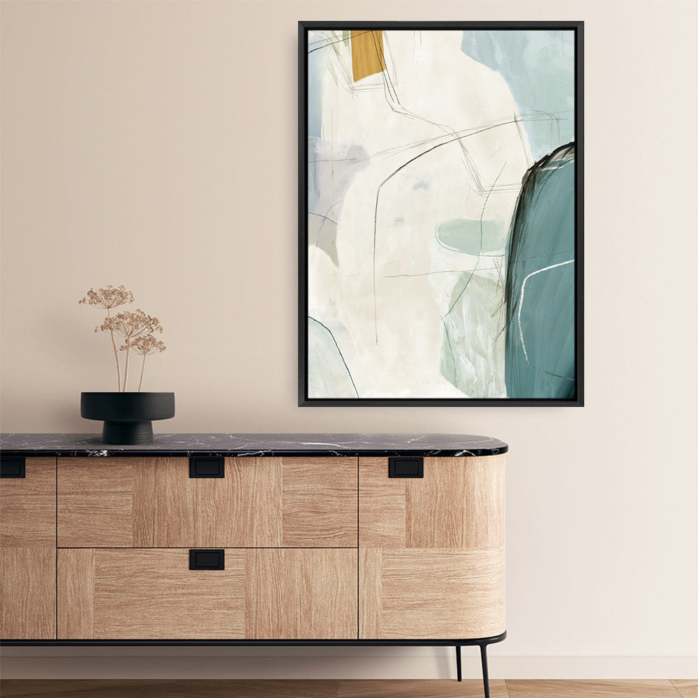 Shop Merging II Canvas Print a painted abstract themed framed canvas wall art print from The Print Emporium artwork collection - Buy Australian made fine art painting style stretched canvas prints for the home and your interior decor space, TPE-PC-PI574-CA-35X46-NF