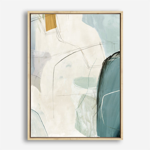 Shop Merging II Canvas Print a painted abstract themed framed canvas wall art print from The Print Emporium artwork collection - Buy Australian made fine art painting style stretched canvas prints for the home and your interior decor space, TPE-PC-PI574-CA-35X46-NF