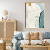 Shop Merging II Canvas Print a painted abstract themed framed canvas wall art print from The Print Emporium artwork collection - Buy Australian made fine art painting style stretched canvas prints for the home and your interior decor space, TPE-PC-PI574-CA-35X46-NF