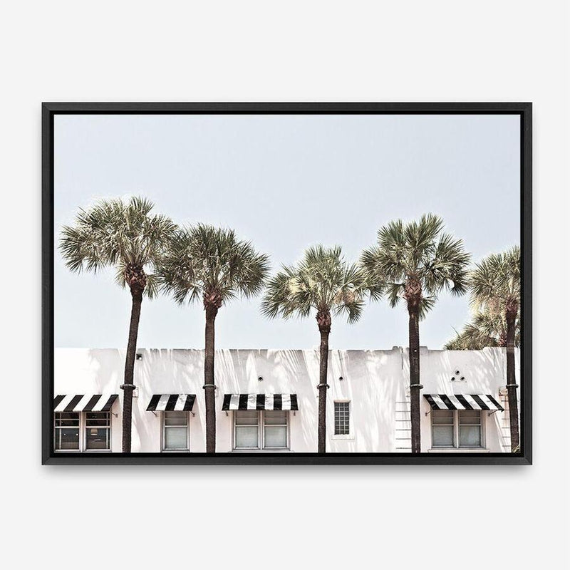 Shop Miami I Photo Canvas Print a coastal themed photography framed stretched canvas print from The Print Emporium wall artwork collection - Buy Australian made prints for the home and your interior decor space, TPE-453-CA-35X46-NF