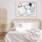 Shop Midblue I Art Print a painted abstract themed wall art print from The Print Emporium wall artwork collection - Buy Australian made fine art painting style poster and framed prints for the home and your interior decor room, TPE-PC-PI442-AP