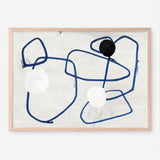 Shop Midblue I Art Print a painted abstract themed wall art print from The Print Emporium wall artwork collection - Buy Australian made fine art painting style poster and framed prints for the home and your interior decor room, TPE-PC-PI442-AP