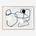 Shop Midblue I Art Print a painted abstract themed wall art print from The Print Emporium wall artwork collection - Buy Australian made fine art painting style poster and framed prints for the home and your interior decor room, TPE-PC-PI442-AP