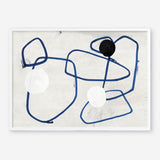 Shop Midblue I Art Print a painted abstract themed wall art print from The Print Emporium wall artwork collection - Buy Australian made fine art painting style poster and framed prints for the home and your interior decor room, TPE-PC-PI442-AP