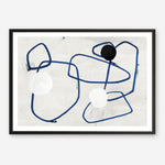 Shop Midblue I Art Print a painted abstract themed wall art print from The Print Emporium wall artwork collection - Buy Australian made fine art painting style poster and framed prints for the home and your interior decor room, TPE-PC-PI442-AP