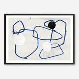 Shop Midblue I Art Print a painted abstract themed wall art print from The Print Emporium wall artwork collection - Buy Australian made fine art painting style poster and framed prints for the home and your interior decor room, TPE-PC-PI442-AP