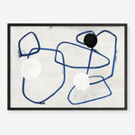 Shop Midblue I Art Print a painted abstract themed wall art print from The Print Emporium wall artwork collection - Buy Australian made fine art painting style poster and framed prints for the home and your interior decor room, TPE-PC-PI442-AP