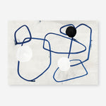 Shop Midblue I Art Print a painted abstract themed wall art print from The Print Emporium wall artwork collection - Buy Australian made fine art painting style poster and framed prints for the home and your interior decor room, TPE-PC-PI442-AP