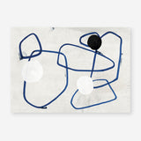 Shop Midblue I Art Print a painted abstract themed wall art print from The Print Emporium wall artwork collection - Buy Australian made fine art painting style poster and framed prints for the home and your interior decor room, TPE-PC-PI442-AP