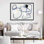 Shop Midblue I Canvas Print a painted abstract themed framed canvas wall art print from The Print Emporium artwork collection - Buy Australian made fine art painting style stretched canvas prints for the home and your interior decor space, TPE-PC-PI442-CA-35X46-NF