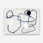 Shop Midblue I Canvas Print a painted abstract themed framed canvas wall art print from The Print Emporium artwork collection - Buy Australian made fine art painting style stretched canvas prints for the home and your interior decor space, TPE-PC-PI442-CA-35X46-NF