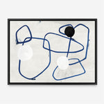 Shop Midblue I Canvas Print a painted abstract themed framed canvas wall art print from The Print Emporium artwork collection - Buy Australian made fine art painting style stretched canvas prints for the home and your interior decor space, TPE-PC-PI442-CA-35X46-NF