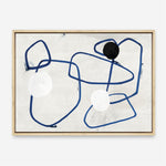 Shop Midblue I Canvas Print a painted abstract themed framed canvas wall art print from The Print Emporium artwork collection - Buy Australian made fine art painting style stretched canvas prints for the home and your interior decor space, TPE-PC-PI442-CA-35X46-NF