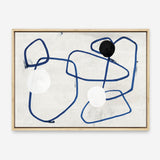 Shop Midblue I Canvas Print a painted abstract themed framed canvas wall art print from The Print Emporium artwork collection - Buy Australian made fine art painting style stretched canvas prints for the home and your interior decor space, TPE-PC-PI442-CA-35X46-NF