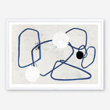 Shop Midblue II Art Print a painted abstract themed wall art print from The Print Emporium wall artwork collection - Buy Australian made fine art painting style poster and framed prints for the home and your interior decor room, TPE-PC-PI443-AP