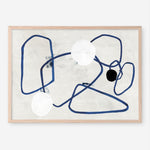 Shop Midblue II Art Print a painted abstract themed wall art print from The Print Emporium wall artwork collection - Buy Australian made fine art painting style poster and framed prints for the home and your interior decor room, TPE-PC-PI443-AP