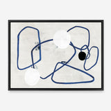 Shop Midblue II Canvas Print a painted abstract themed framed canvas wall art print from The Print Emporium artwork collection - Buy Australian made fine art painting style stretched canvas prints for the home and your interior decor space, TPE-PC-PI443-CA-35X46-NF