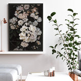 Shop Midnight Garden Art Print a floral themed painted wall art print from The Print Emporium wall artwork collection - Buy Australian made fine art painting style poster and framed prints for the home and your interior decor room, TPE-014-AP