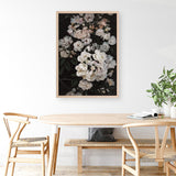 Shop Midnight Garden Art Print a floral themed painted wall art print from The Print Emporium wall artwork collection - Buy Australian made fine art painting style poster and framed prints for the home and your interior decor room, TPE-014-AP