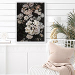 Shop Midnight Garden Art Print a floral themed painted wall art print from The Print Emporium wall artwork collection - Buy Australian made fine art painting style poster and framed prints for the home and your interior decor room, TPE-014-AP