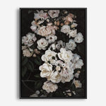 Shop Midnight Garden Canvas Print a floral themed painted framed canvas wall art print from The Print Emporium artwork collection - Buy Australian made fine art painting style stretched canvas prints for the home and your interior decor space, TPE-014-CA-35X46-NF