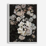 Shop Midnight Garden Canvas Print a floral themed painted framed canvas wall art print from The Print Emporium artwork collection - Buy Australian made fine art painting style stretched canvas prints for the home and your interior decor space, TPE-014-CA-35X46-NF