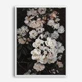 Shop Midnight Garden Canvas Print a floral themed painted framed canvas wall art print from The Print Emporium artwork collection - Buy Australian made fine art painting style stretched canvas prints for the home and your interior decor space, TPE-014-CA-35X46-NF
