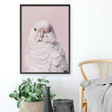 Shop Milly The Umbrella Cockatoo - Pink Art Print a painted bird themed wall art print from The Print Emporium wall artwork collection - Buy Australian made fine art painting style poster and framed prints for the home and your interior decor room, TPE-244-AP