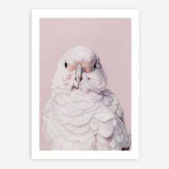 Shop Milly The Umbrella Cockatoo - Pink Art Print a painted bird themed wall art print from The Print Emporium wall artwork collection - Buy Australian made fine art painting style poster and framed prints for the home and your interior decor room, TPE-244-AP