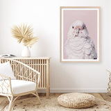 Shop Milly The Umbrella Cockatoo - Pink Art Print a painted bird themed wall art print from The Print Emporium wall artwork collection - Buy Australian made fine art painting style poster and framed prints for the home and your interior decor room, TPE-244-AP