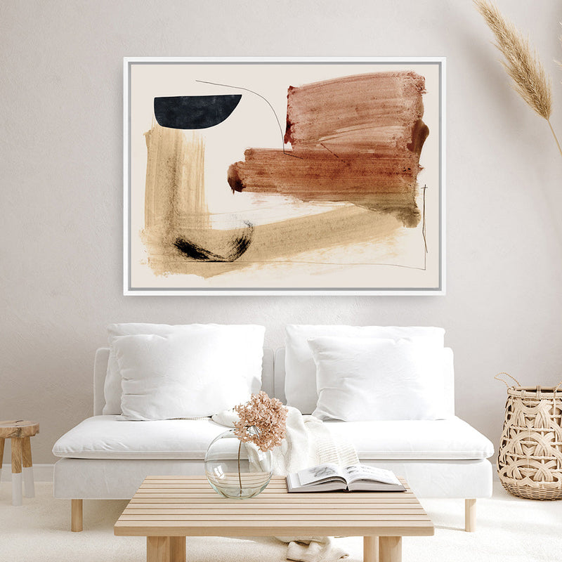 Shop Mind Canvas Print a painted abstract themed framed canvas wall art print from The Print Emporium artwork collection - Buy Australian made fine art painting style stretched canvas prints for the home and your interior decor space, TPE-DH-131-CA-35X46-NF