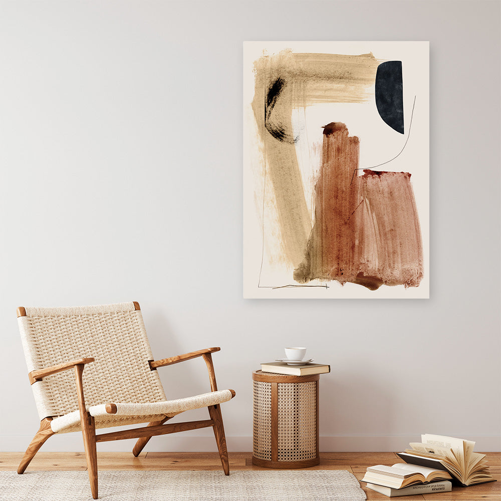 Shop Mind II Canvas Print a painted abstract themed framed canvas wall art print from The Print Emporium artwork collection - Buy Australian made fine art painting style stretched canvas prints for the home and your interior decor space, TPE-DH-193-CA-35X46-NF