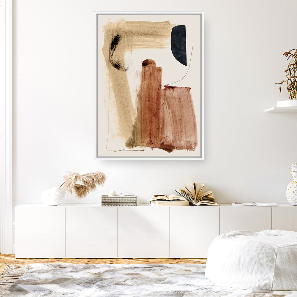 Shop Mind II Canvas Print a painted abstract themed framed canvas wall art print from The Print Emporium artwork collection - Buy Australian made fine art painting style stretched canvas prints for the home and your interior decor space, TPE-DH-193-CA-35X46-NF
