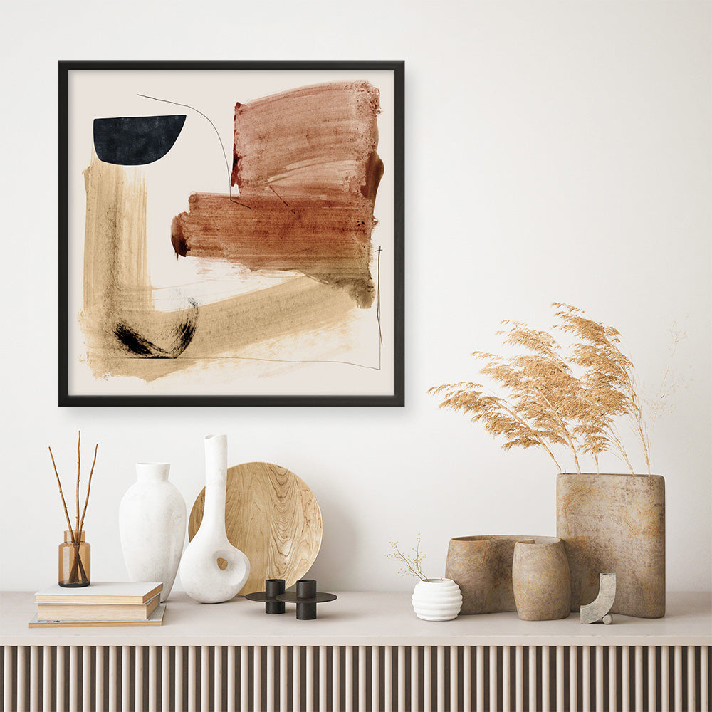 Shop Mind (Square) Art Print a painted abstract themed wall art print from The Print Emporium wall artwork collection - Buy Australian made fine art painting style poster and framed prints for the home and your interior decor room, TPE-DH-215-AP