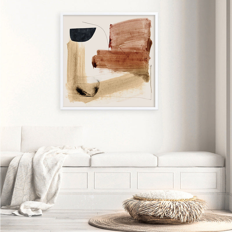 Shop Mind (Square) Art Print a painted abstract themed wall art print from The Print Emporium wall artwork collection - Buy Australian made fine art painting style poster and framed prints for the home and your interior decor room, TPE-DH-215-AP