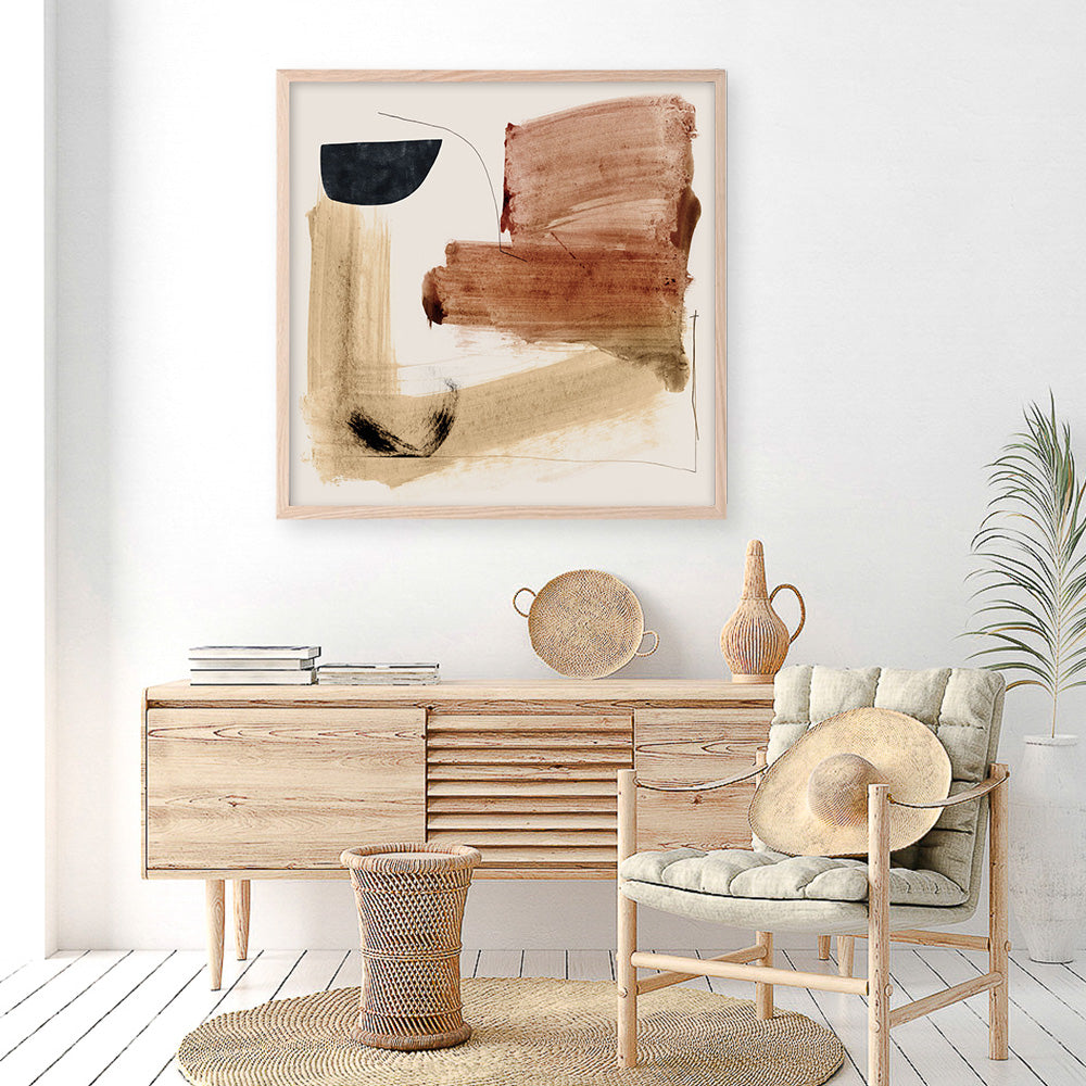 Shop Mind (Square) Art Print a painted abstract themed wall art print from The Print Emporium wall artwork collection - Buy Australian made fine art painting style poster and framed prints for the home and your interior decor room, TPE-DH-215-AP