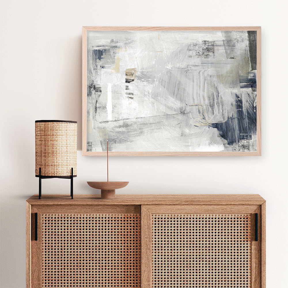 Shop Mingled Art Print a painted abstract themed wall art print from The Print Emporium wall artwork collection - Buy Australian made fine art painting style poster and framed prints for the home and your interior decor room, TPE-PC-EZ648-AP