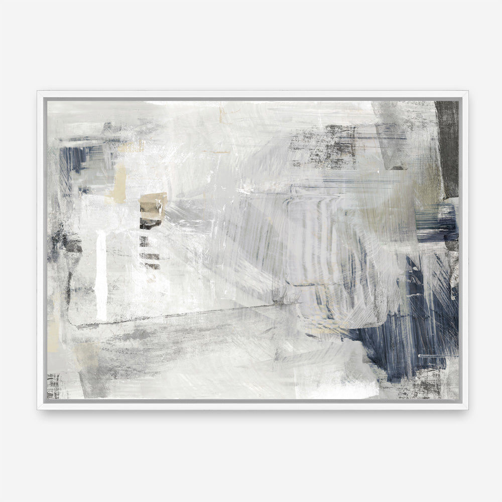 Shop Mingled Canvas Print a painted abstract themed framed canvas wall art print from The Print Emporium artwork collection - Buy Australian made fine art painting style stretched canvas prints for the home and your interior decor space, TPE-PC-EZ648-CA-35X46-NF